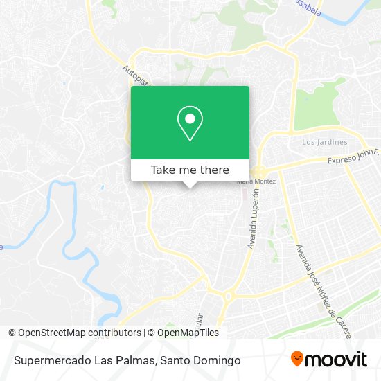 Supermercado Las Palmas map