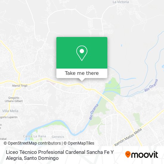 Liceo Técnico Profesional Cardenal Sancha Fe Y Alegria map