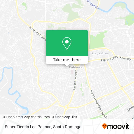 Mapa de Super Tienda Las Palmas