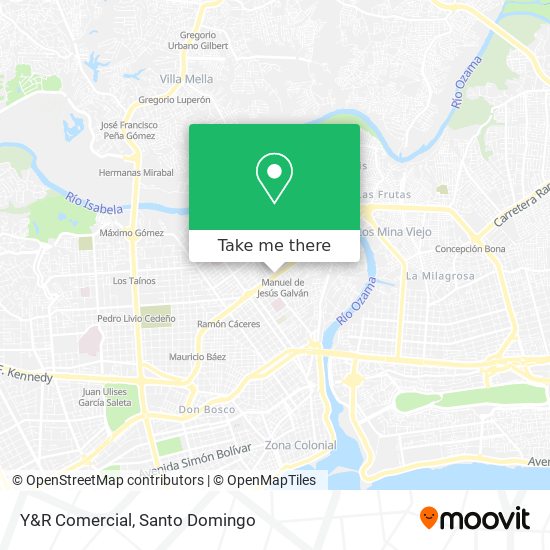 Y&R Comercial map