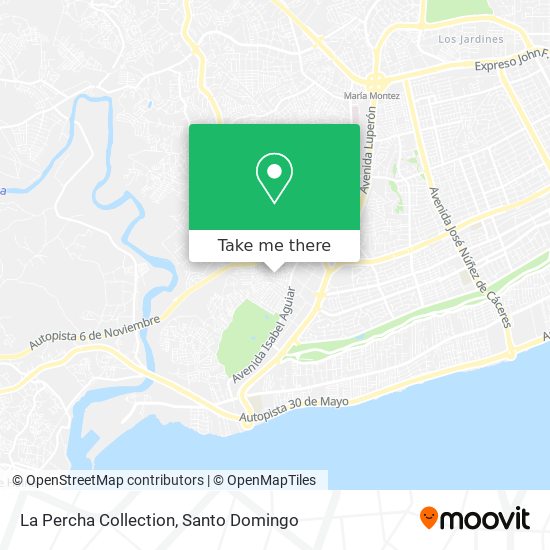 La Percha Collection map