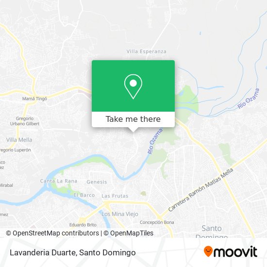 Lavanderia Duarte map