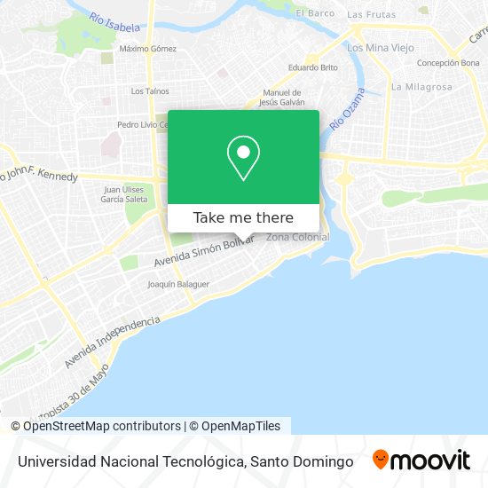 Universidad Nacional Tecnológica map