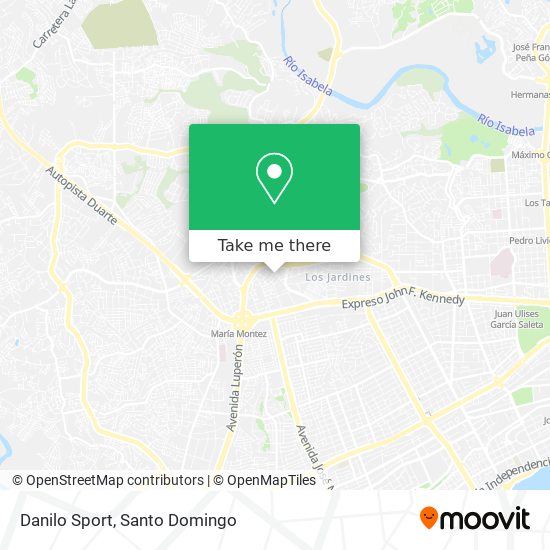 Mapa de Danilo Sport