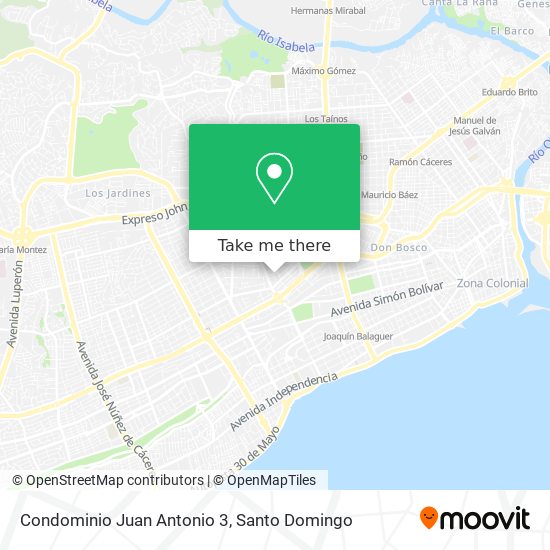 Condominio Juan Antonio 3 map