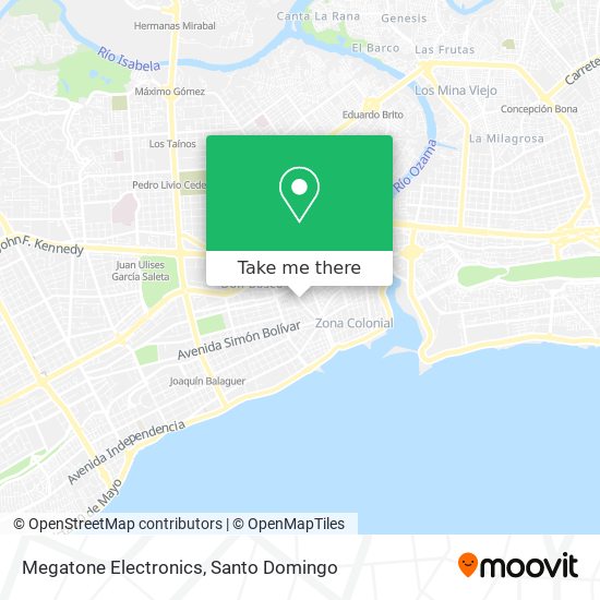 Megatone Electronics map