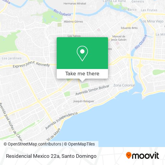 Residencial Mexico 22a map