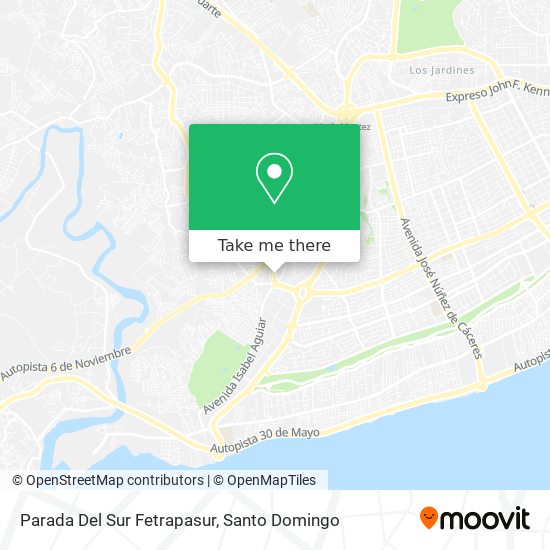 Parada Del Sur Fetrapasur map