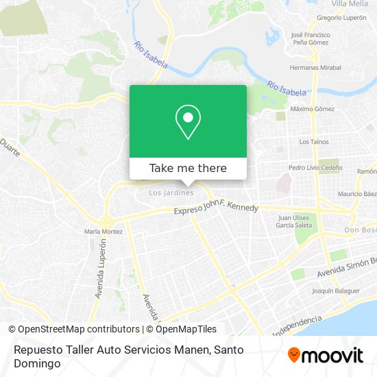 Repuesto Taller Auto Servicios Manen map