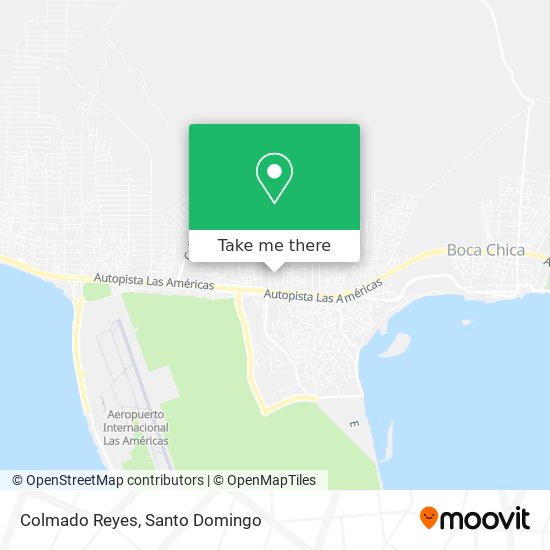 Colmado Reyes map