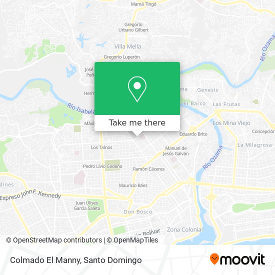 Colmado El Manny map