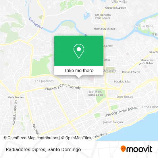 Radiadores Dipres map