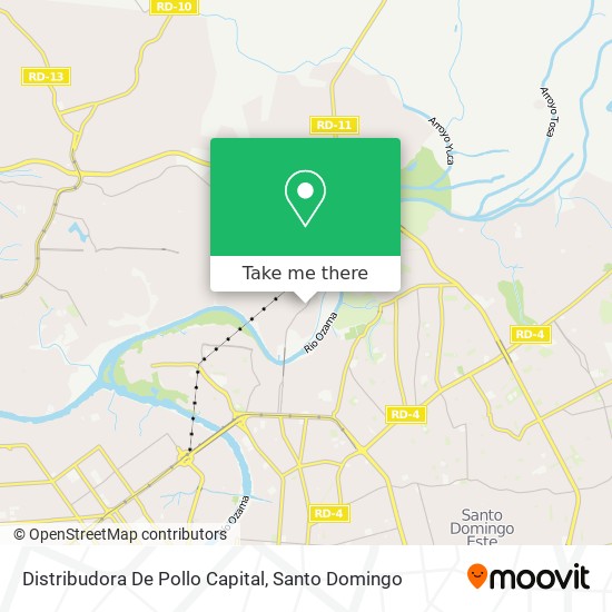 Mapa de Distribudora De Pollo Capital