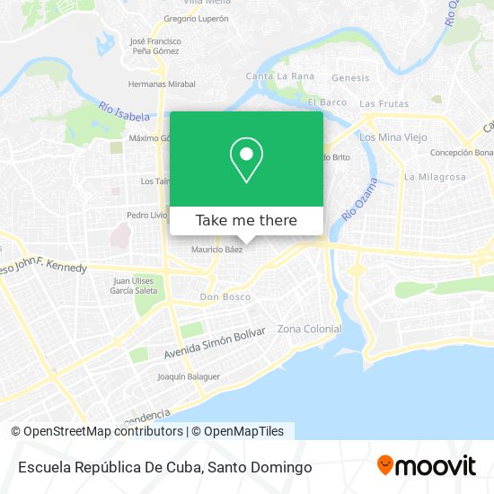 Escuela República De Cuba map