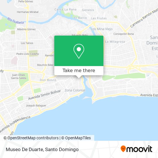 Museo De Duarte map