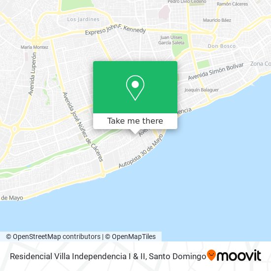 Residencial Villa Independencia I & II map