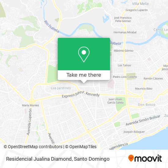 Residencial Jualina Diamond map