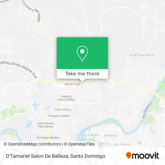 D'Tamariel Salon De Belleza map
