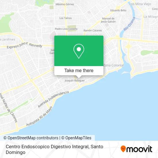Mapa de Centro Endoscopico Digestivo Integral