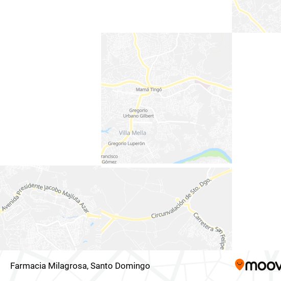 Mapa de Farmacia Milagrosa