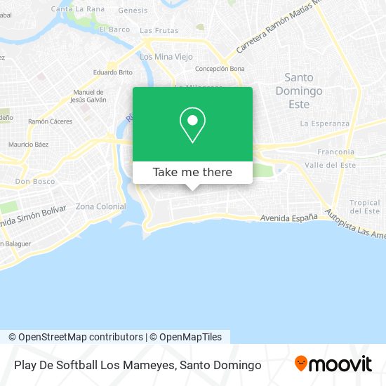 Play De Softball Los Mameyes map