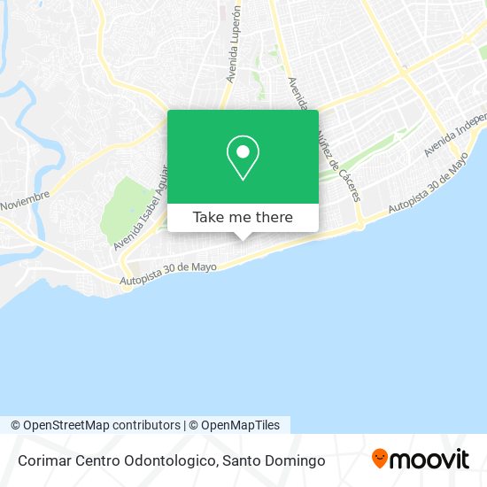 Mapa de Corimar Centro Odontologico