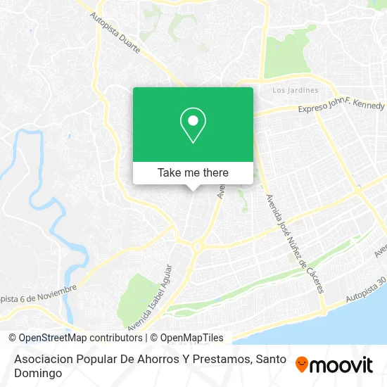 Asociacion Popular De Ahorros Y Prestamos map