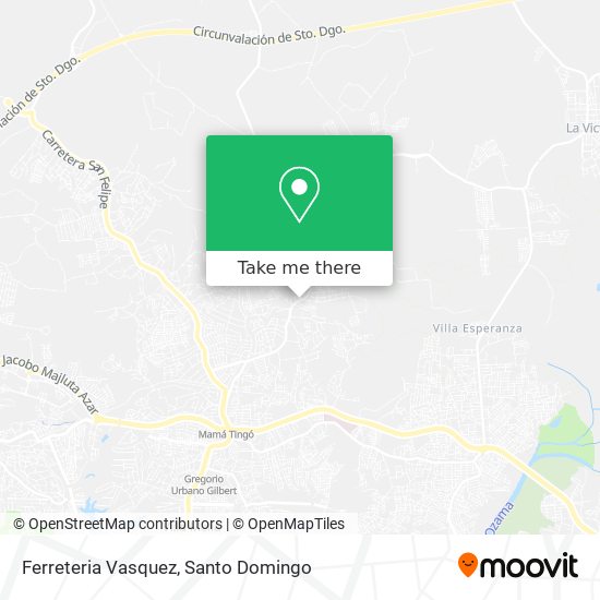 Ferreteria Vasquez map