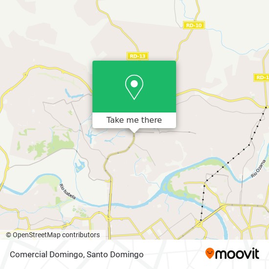 Comercial Domingo map