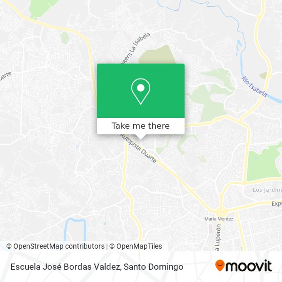 Escuela José Bordas Valdez map
