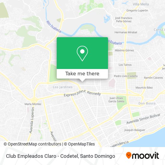 Club Empleados Claro - Codetel map