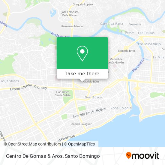Centro De Gomas & Aros map