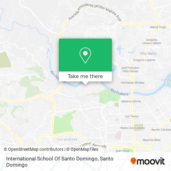 International School Of Santo Domingo map