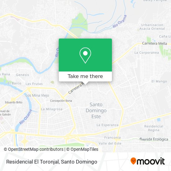 Residencial El Toronjal map