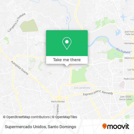Supermercado Unidos map