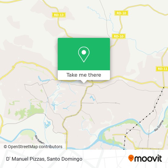 D' Manuel Pizzas map