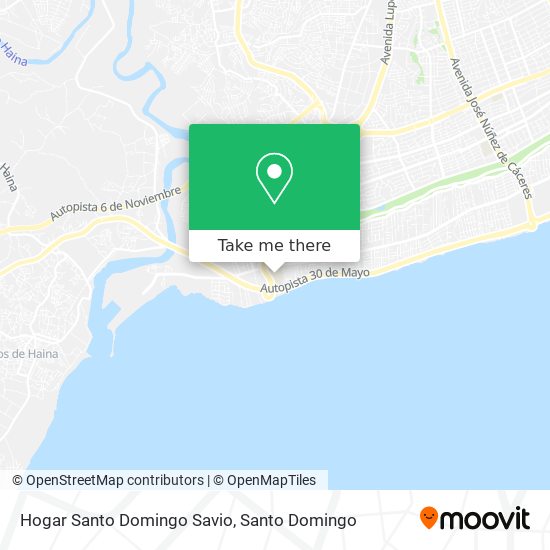 Hogar Santo Domingo Savio map