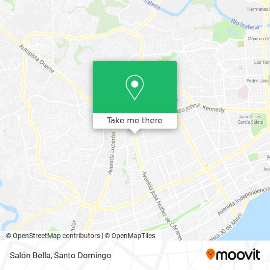 Salón Bella map