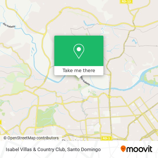 Isabel Villas & Country Club map