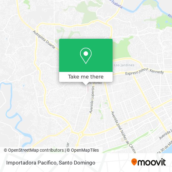 Importadora Pacífico map
