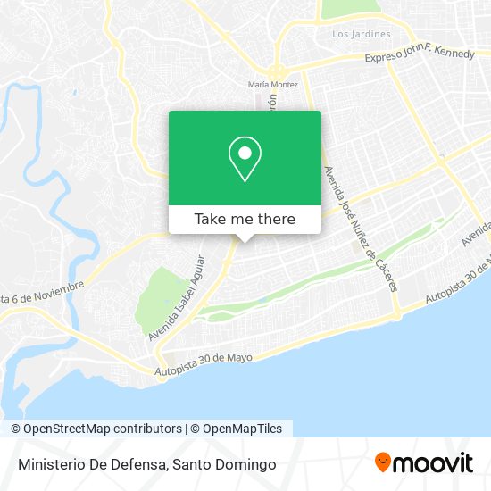 Mapa de Ministerio De Defensa