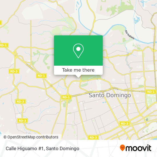Calle Higuamo #1 map