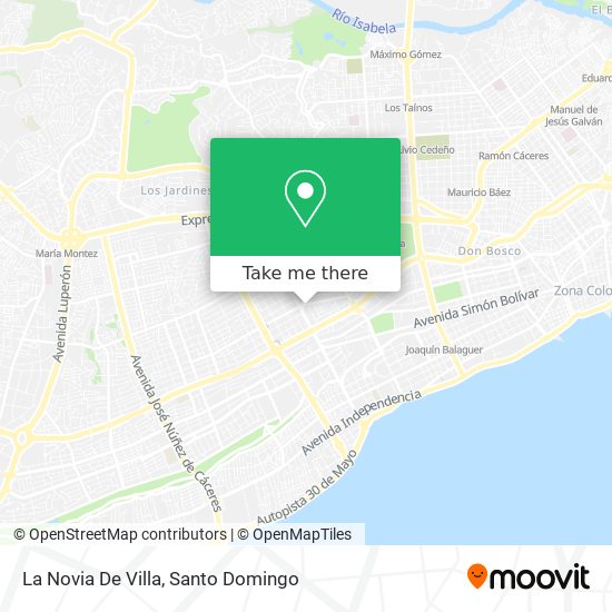 La Novia De Villa map