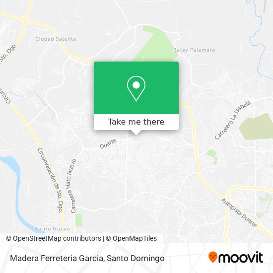 Madera Ferreteria Garcia map