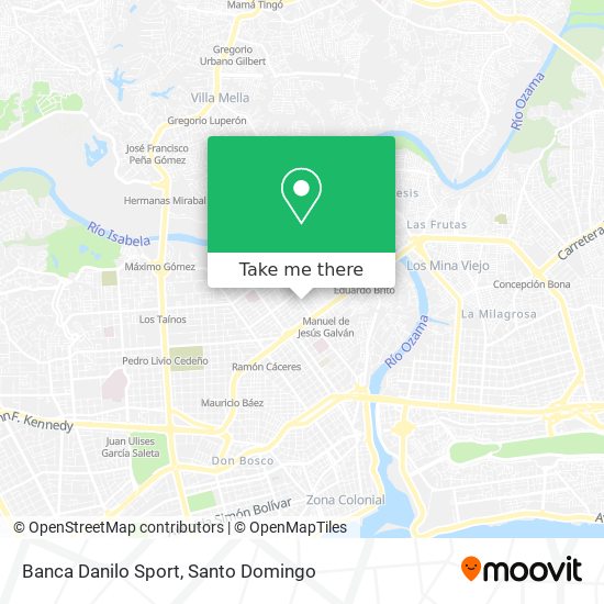 Banca Danilo Sport map