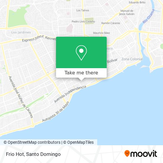 Mapa de Frio Hot