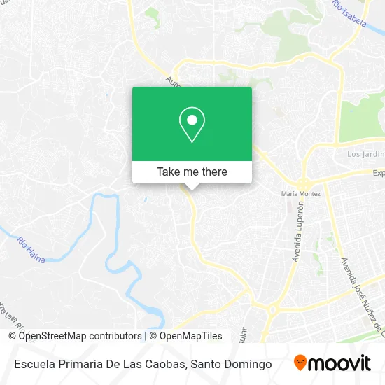 Escuela Primaria De Las Caobas map