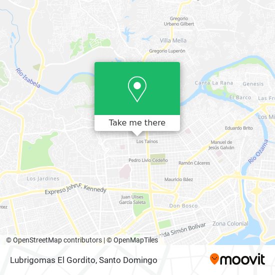 Lubrigomas El Gordito map