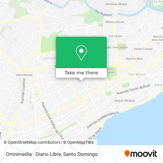 Omnimedia - Diario Libre map