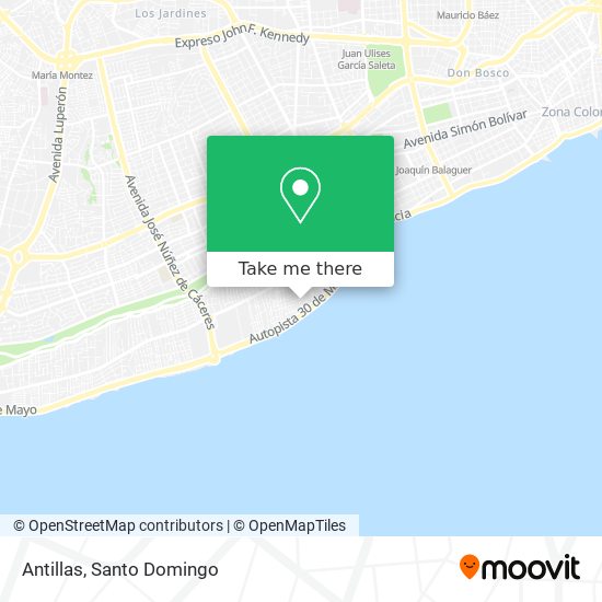 Antillas map